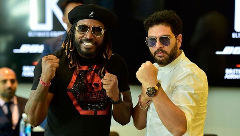 Yuvraj Singh wished Chris Gayle on his 42nd birthday