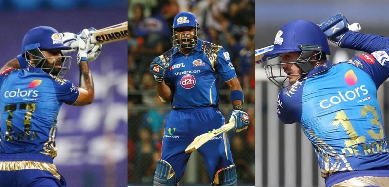 Three best knocks by MI batsmen in the first leg of the tournament