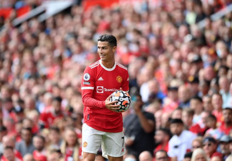 Cristiano Ronaldo in action for Manchester United.