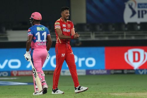 Ishan Porel dismissed Sanju Samson to claim his maiden IPL wicket. [Image-IPLT20]