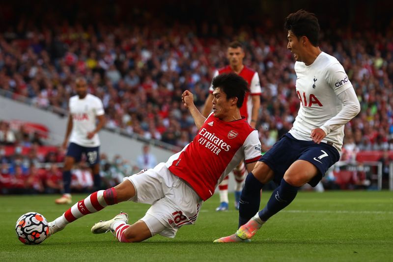 Tomiyasu shone at right-back for Arsenal