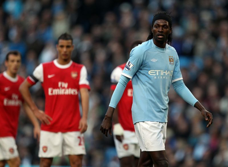 Adebayor always got a cold reception while facing Arsenal