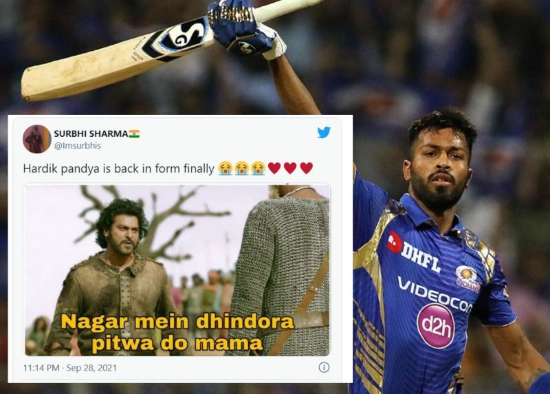 Twitter reactions after Hardik Pandya took MI home in a chase against PBKS