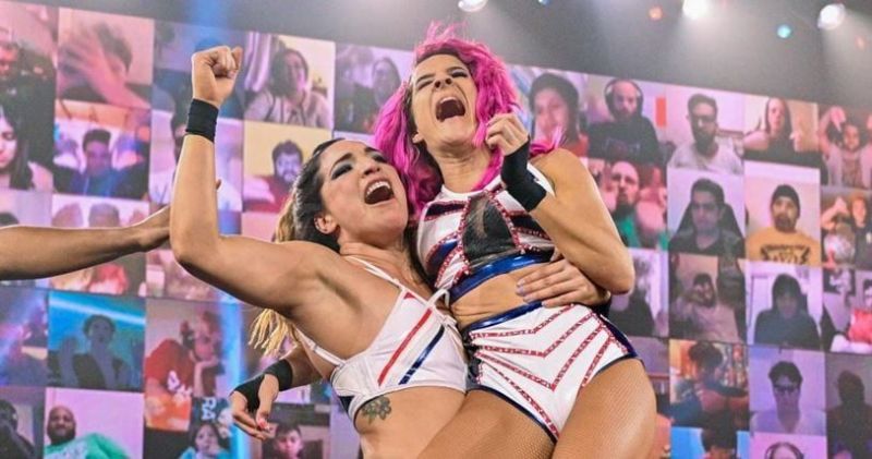 Dakota Kai and Raquel Gonzalez