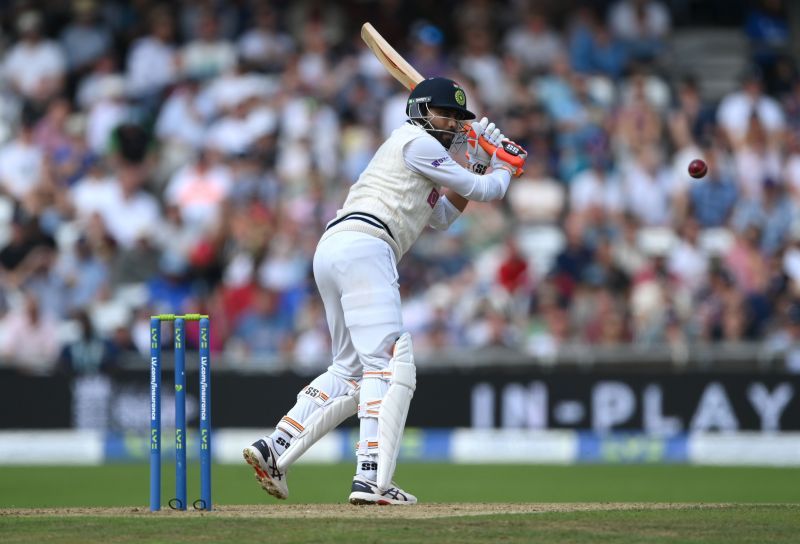 Ravindra Jadeja batted at No. 5 on Day 1 of the fourth Test against England. (Pic: Getty Images)
