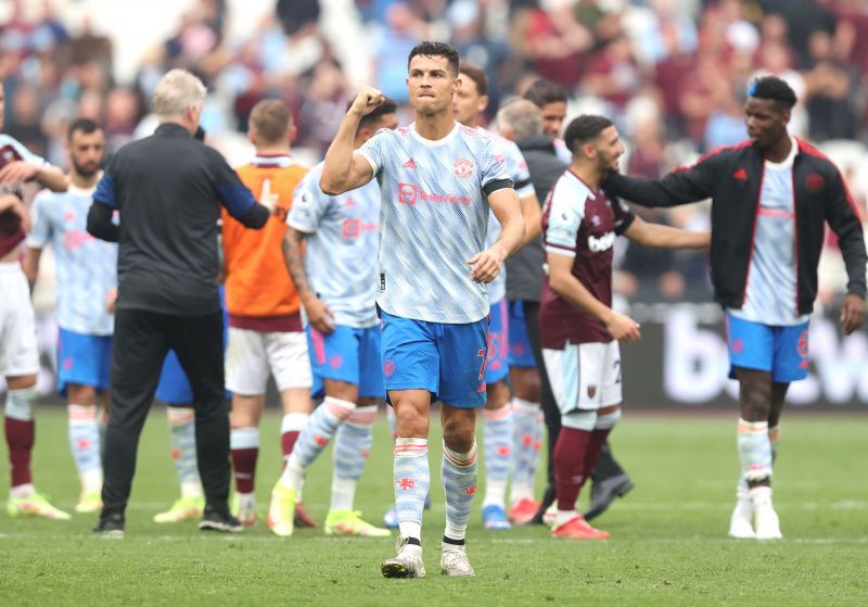 Ronaldo scored against West Ham in what turned out to be thrilling game