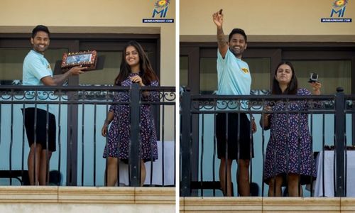 Suryakumar Yadav enjoys his 31st birthday in quarantine (Credit: Mumbai Indians)