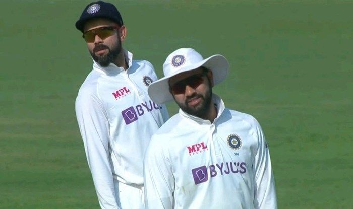 Nasser Hussain hails Virat Kohli (L) and Rohit Sharma&#039;s slip-cordon combination.