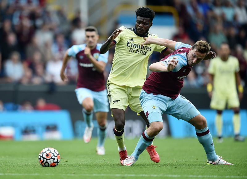 Thomas Partey dominated the midfield battle for Arsenal against Burnley.