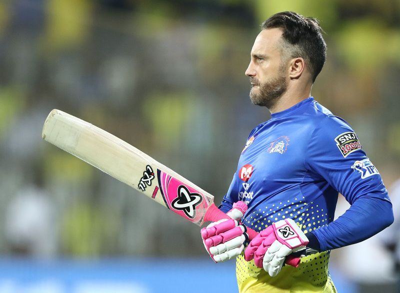 Faf du Plessis is expected to be fit for the match against Mumbai Indians