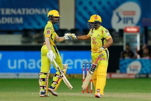 Ruturaj Gaikwad (L) has been impressing in the IPL, while Suresh Raina will be hoping to regain his mojo. (Credit:Outlook India)