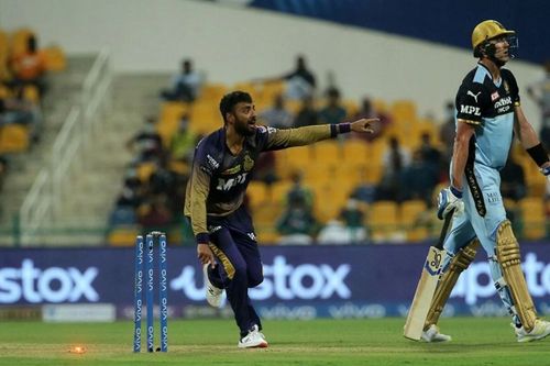 KKR leg-spinner Varun Chakravarthy. Pic: IPLT20.COM