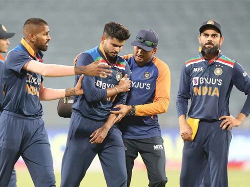 Shreyas Iyer suffered a shoulder injury during the ODI series against England earlier this year [Image- AP]