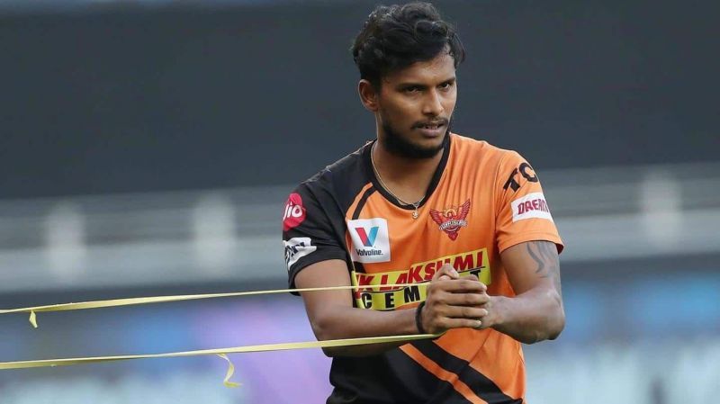 SRH left-arm pacer T Natarajan