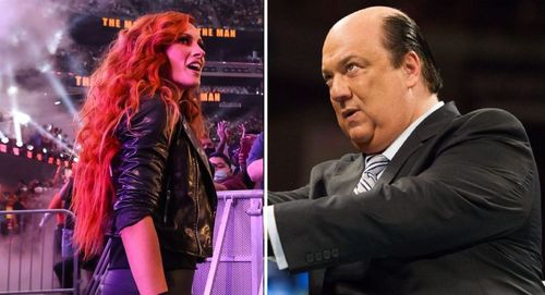 WWE Superstar Becky Lynch, and Paul Heyman