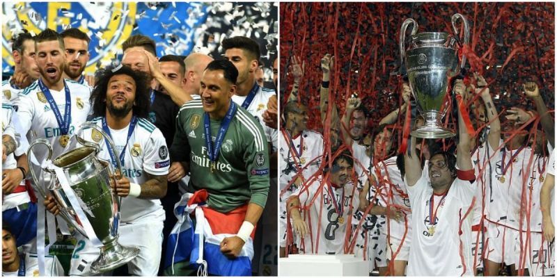 Real Madrid and AC Milan are European royalty
