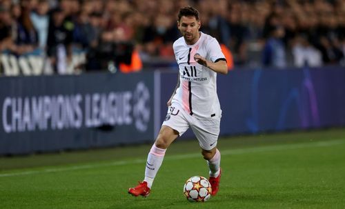 Lionel Messi made his Champions League debut for PSG on Wednesday