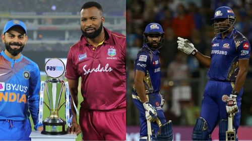 West Indies captain Kieron Pollard currently plays for Mumbai Indians under the captaincy of Rohit Sharma. (Image Courtesy: IPLT20.com/BCCI)