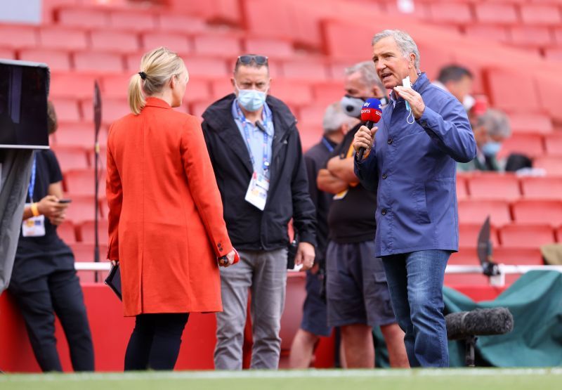 Former Liverpool player Graeme Souness (R). (Photo by Julian Finney/Getty Images)
