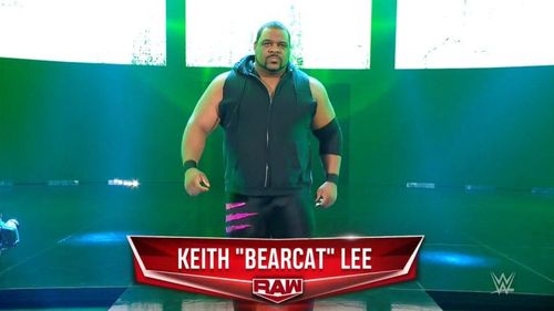 Keith Lee appeared on RAW under the name Keith 'Bearcat' Lee.