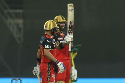 Devdutt Padikkal and Virat Kohli had a magnificent opening partnership of 111 runs against the Chennai Super Kings in IPL 2021 tonight (Image Courtesy: IPLT20.com)