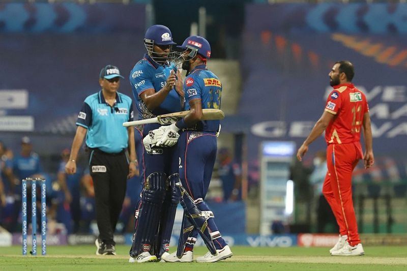 Mumbai Indians won their first match in the second leg of 2021 IPL against the Punjab Kings.