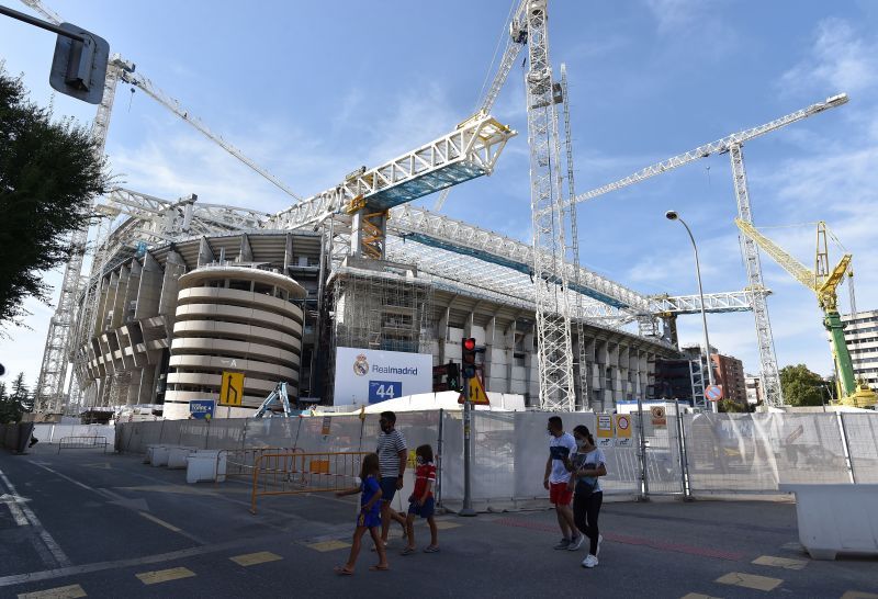 Real Madrid renovated the Santiago Bernabeu