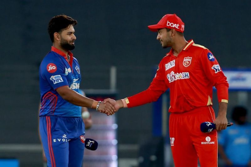 RIshabh Pant (L), the captain of Delhi Capitals