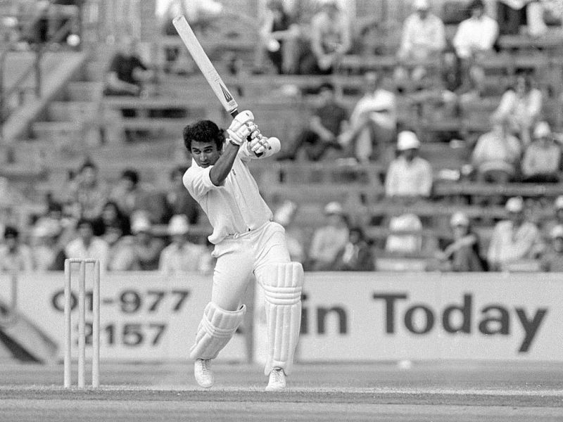 Sunil Gavaskar en route to the double ton at the Oval.