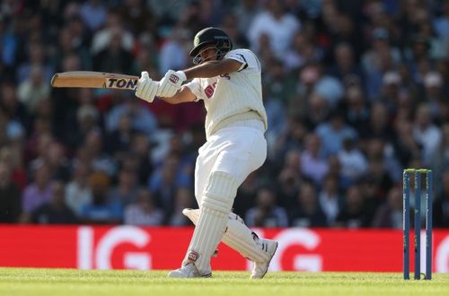 Shardul Thakur scored half-centuries in both innings of The Oval Test. Pic: Getty Images