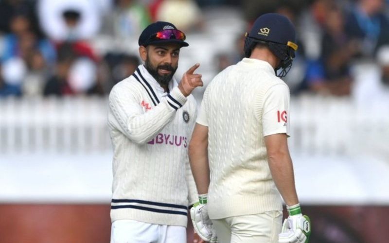 Virat Kohli sledging Ollie Robinson at Lord&#039;s