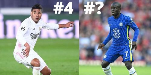 Casemiro and Kante are excellent tacklers, but they don't top this list!