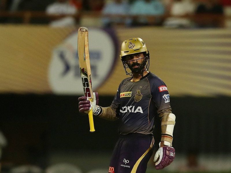 Dinesh Karthik plays for KKR in the IPL.