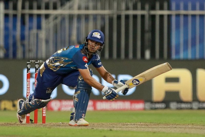 Ishan Kishan scored a fifty against Delhi Capitals in Qualifier 1 of IPL 2020 at Dubai International Cricket Stadium (Image Courtesy: IPLT20.com)