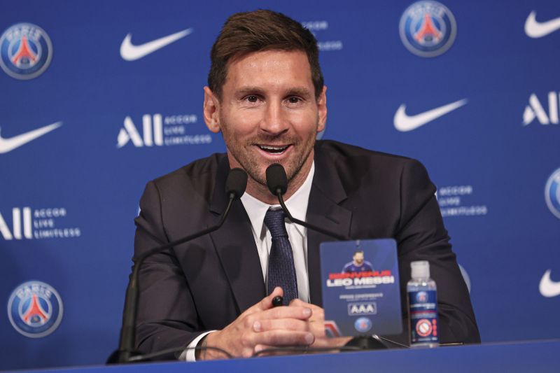 Lionel Messi joined PSG earlier this summer