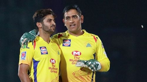 Shardul Thakur has played under the leadership of MS Dhoni at CSK for the past three years [Image-IPLT20]