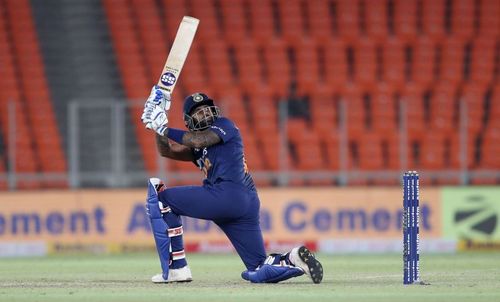 Suryakumar Yadav during the T20I series against England. Pic: Getty Images