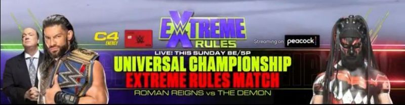 Reigns vs Balor will be an Extreme Rules match