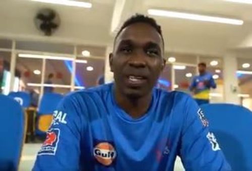 Dwayne Bravo has played a vital hand in both of CSK's wins in the second leg. (PC: CSK Twitter)