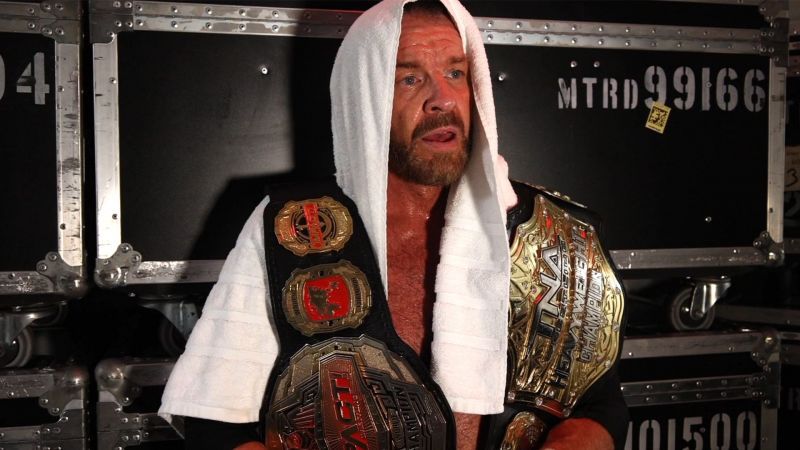 Credit: Impact Wrestling ¦ Christian Cage holds the Impact World Title