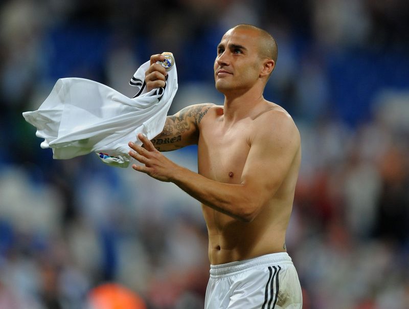 Cannavaro won two league titles at Real Madrid