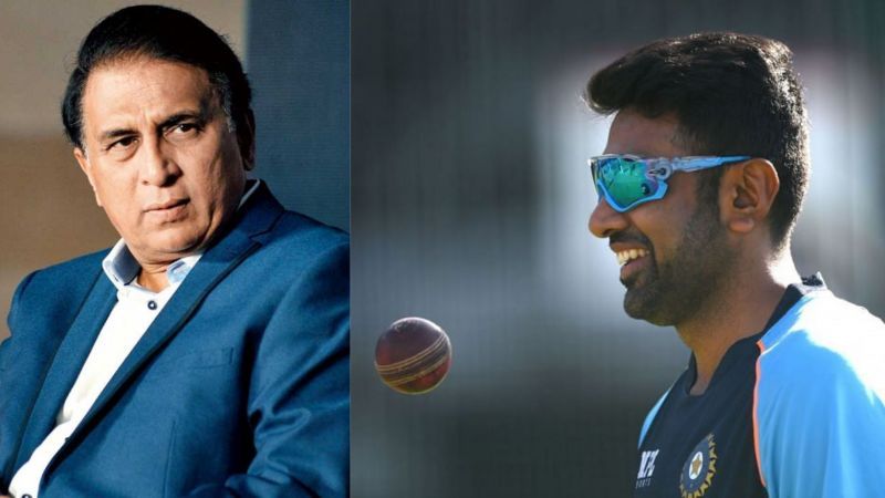 Ravichandran Ashwin (R) during India&#039;s net session in Manchester.