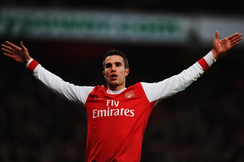 Van Persie irked the Arsenal faithful by joining rivals Manchester United