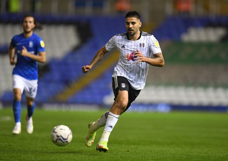 Aleksandar Mitrovic of Fulham in action - EFL Championship