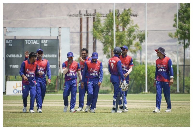 नेपाल ने संदीप लामिचाने की गेंदबाजी की बदौलत जीता मैच (Photo - Nepal Cricket)