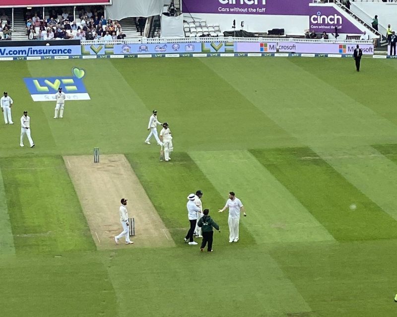 Scenes during the fourth Test between England and India. (Credits: Twitter)
