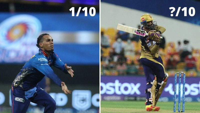 Rahul Chahar struggled as Venkatesh Iyer notched up his maiden IPL fifty