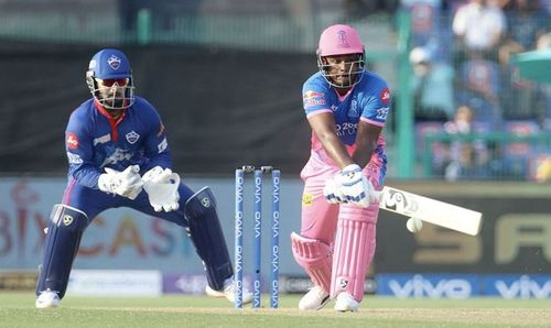 Sanju Samson scored an unbeaten fifty against Delhi Capitals. (Photo: BCCI)