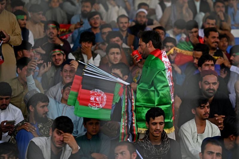 Fans in Afghanistan enjoy the game of cricket
