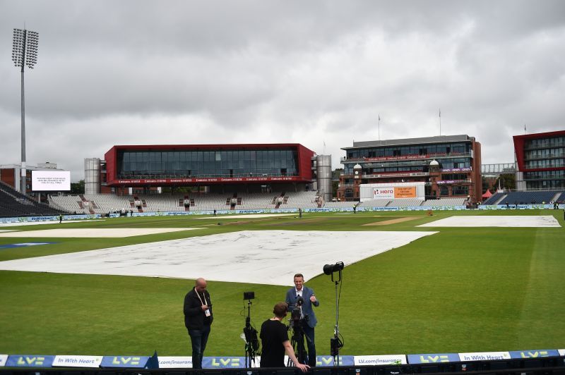 The fifth Test at Old Trafford was abandoned without a ball being bowled